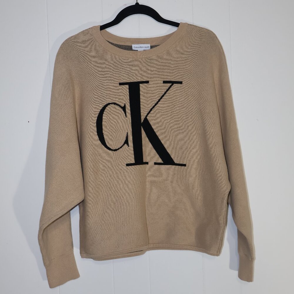 Calvin Klein Jeans Logo Knit Sweater